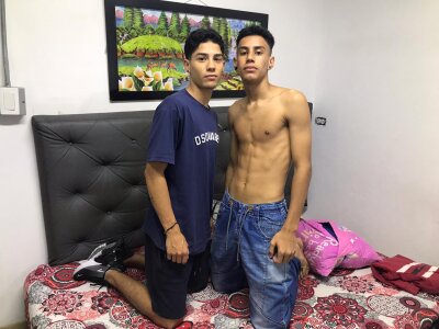 BruceAnRobin naked stripping on cam for live sex video chat