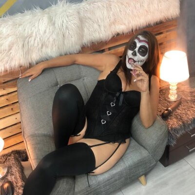 KatyHornyMilf naked stripping on cam for live sex video chat
