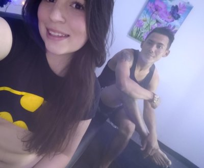 KimandAustin naked stripping on cam for live sex video chat