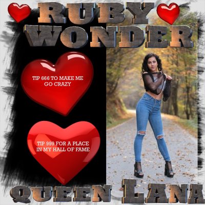 RubyWonder naked stripping on cam for live sex video chat