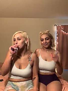 The2Vixens naked stripping on cam for live sex video chat