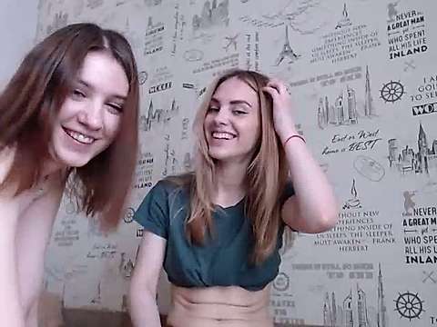 MilanaAndFay naked stripping on cam for live sex video chat