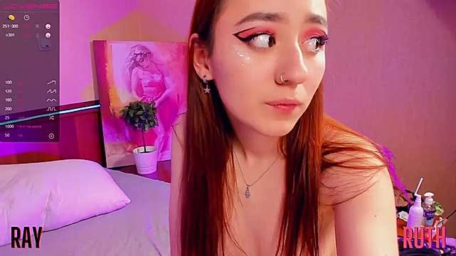 RayPinky naked stripping on cam for live sex video chat