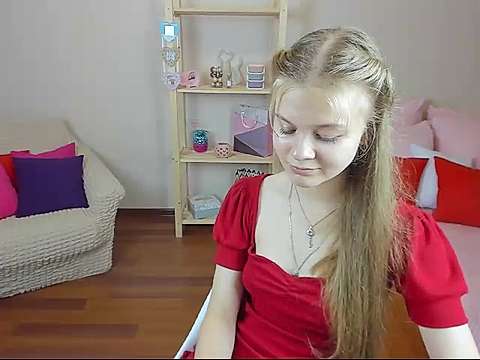 EllaVeryyCute naked stripping on cam for live sex video chat