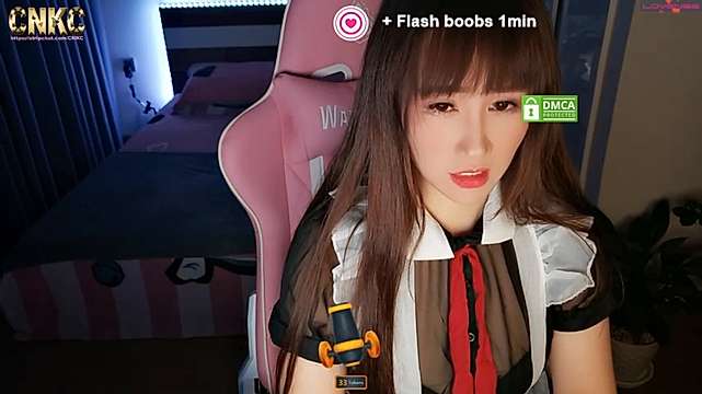 CNKC naked stripping on cam for live sex video chat