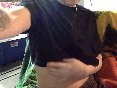 HippieWithABite naked stripping on cam for live sex video chat