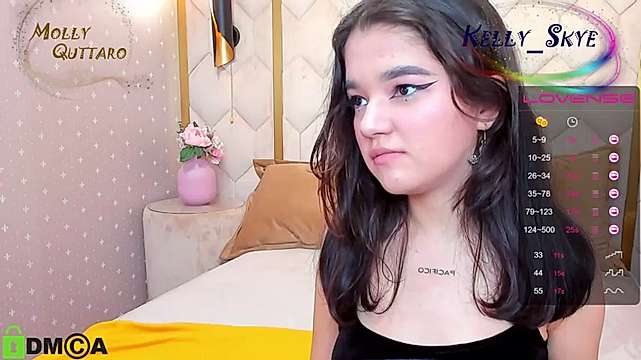 MollyQuttaro naked stripping on cam for live sex video chat