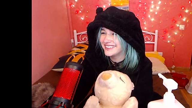 EmiElfy naked stripping on cam for live sex video chat