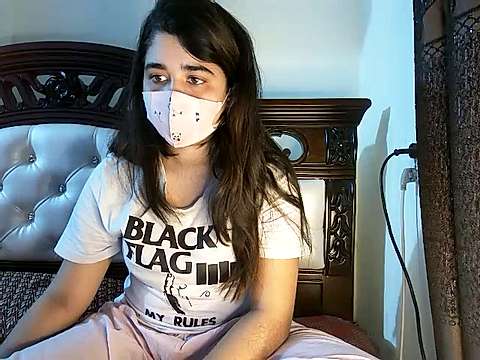 A-RoseGirl naked stripping on cam for live sex video chat