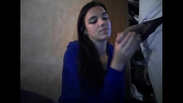 Teen Brunette Hairjob and Blowjob on Webcam – More Videos on XXXCAMG.com