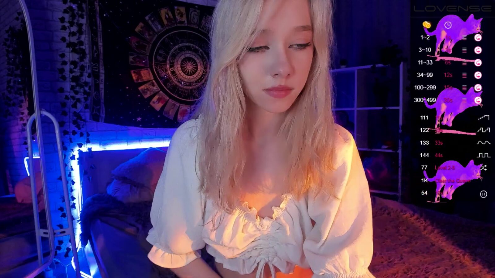 IrmaBell naked stripping on cam for live sex video chat