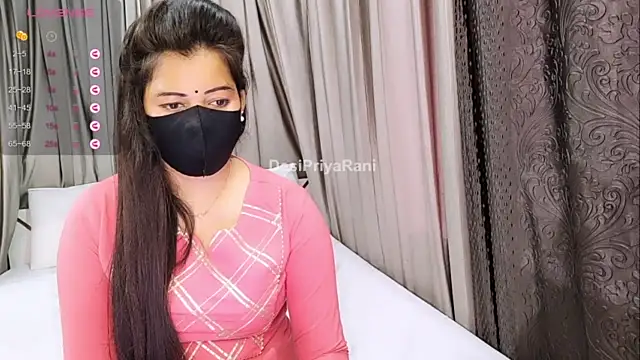 DesiPriyaRani naked strip on cam for live sex video chat
