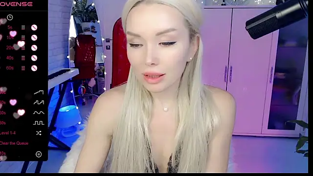 WhiteBunny naked strip on cam for live sex video chat