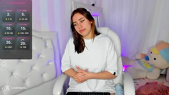Coraline_arts naked strip on cam for live sex video chat